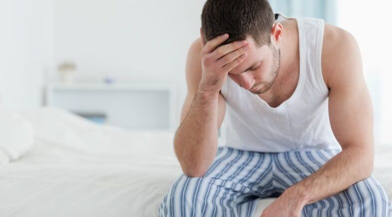 Pain in men with prostatitis